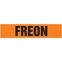 Accuform RPK327SSB Self Stick - 1-1/2"" to 2"" OD ASME (ANSI) Pipe Marker: Freon