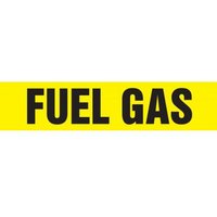Accuform RPK333SSB Self Stick - 1-1/2"" to 2"" OD ASME (ANSI) Pipe Marker: Fuel Gas