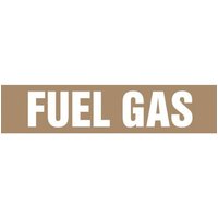 Accuform RPK335SSD Self Stick - 2-1/2"" to 6"" OD ASME (ANSI) Pipe Marker: Fuel Gas
