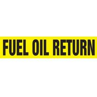 Accuform RPK339STB Snap Tite - 1-1/2"" to 2"" OD ASME (ANSI) Pipe Marker: Fuel Oil Return