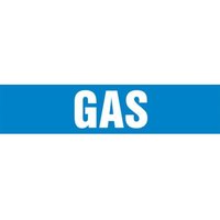 Accuform RPK349STB Snap Tite - 1-1/2"" to 2"" OD ASME (ANSI) Pipe Marker: Gas