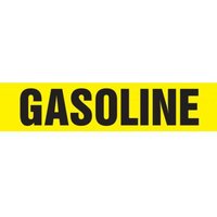 Accuform RPK351STC Snap Tite - 2-1/4"" to 3 OD ASME (ANSI) Pipe Marker: Gasoline