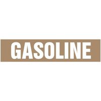 Accuform RPK353STB Snap Tite - 1-1/2"" to 2"" OD ASME (ANSI) Pipe Marker: Gasoline