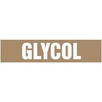 Accuform RPK361SSA Self Stick - 3/4"" to 1-1/4"" OD ASME (ANSI) Pipe Marker: Glycol
