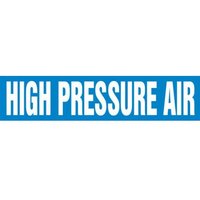 Accuform RPK399SSD Self Stick - 2-1/2"" to 6"" OD ASME (ANSI) Pipe Marker: High Pressure Air