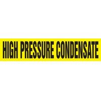 Accuform RPK401STC Snap Tite - 2-1/4"" to 3 OD ASME (ANSI) Pipe Marker: High Pressure Condensate