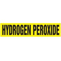 Accuform RPK461STC Snap Tite - 2-1/4"" to 3 OD ASME (ANSI) Pipe Marker: Hydrogen Peroxide