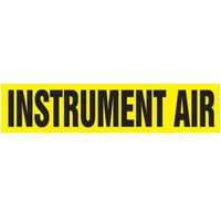 Accuform RPK469SSD Self Stick - 2-1/2"" to 6"" OD ASME (ANSI) Pipe Marker: Instrument Air