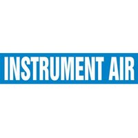 Accuform RPK471SSB Self Stick - 1-1/2"" to 2"" OD ASME (ANSI) Pipe Marker: Instrument Air
