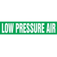 Accuform RPK483STB Snap Tite - 1-1/2"" to 2"" OD ASME (ANSI) Pipe Marker: Low Pressure Air