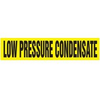 Accuform RPK485STC Snap Tite - 2-1/4"" to 3 OD ASME (ANSI) Pipe Marker: Low Pressure Condensate