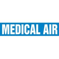 Accuform RPK507SSA Self Stick - 3/4"" to 1-1/4"" OD ASME (ANSI) Pipe Marker: Medical Air