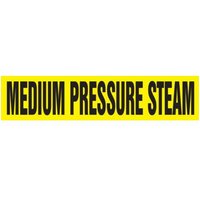 Accuform RPK513SSB Self Stick - 1-1/2"" to 2"" OD ASME (ANSI) Pipe Marker: Medium Pressure Steam