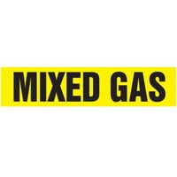 Accuform RPK521SSB Self Stick - 1-1/2"" to 2"" OD ASME (ANSI) Pipe Marker: Mixed Gas