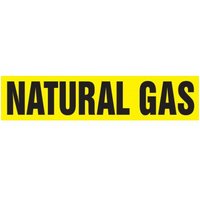 Accuform RPK523SSD Self Stick - 2-1/2"" to 6"" OD ASME (ANSI) Pipe Marker: Natural Gas