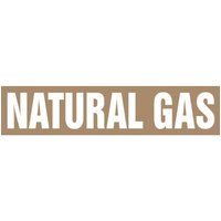 Accuform RPK525STA Snap Tite - 3/4"" to 1-1/4"" OD ASME (ANSI) Pipe Marker: Natural Gas