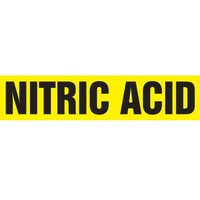 Accuform RPK529STA Snap Tite - 3/4"" to 1-1/4"" OD ASME (ANSI) Pipe Marker: Nitric Acid