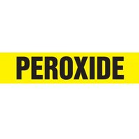 Accuform RPK561SSD Self Stick - 2-1/2"" to 6"" OD ASME (ANSI) Pipe Marker: Peroxide