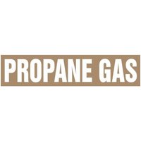 Accuform RPK587SSB Self Stick - 1-1/2"" to 2"" OD ASME (ANSI) Pipe Marker: Propane Gas