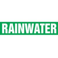 Accuform RPK595SSB Self Stick - 1-1/2"" to 2"" OD ASME (ANSI) Pipe Marker: Rainwater