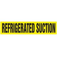 Accuform RPK605STA Snap Tite - 3/4"" to 1-1/4"" OD ASME (ANSI) Pipe Marker: Refrigerated Suction