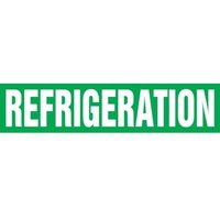 Accuform RPK607STC Snap Tite - 2-1/4"" to 3 OD ASME (ANSI) Pipe Marker: Refrigeration