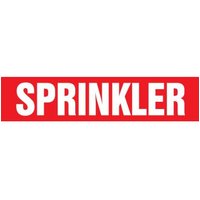 Accuform RPK661SSB Self Stick - 1-1/2"" to 2"" OD ASME (ANSI) Pipe Marker: Sprinkler