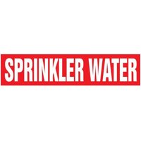 Accuform RPK665STB Snap Tite - 1-1/2"" to 2"" OD ASME (ANSI) Pipe Marker: Sprinkler Water