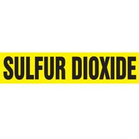 Accuform RPK681SSD Self Stick - 2-1/2"" to 6"" OD ASME (ANSI) Pipe Marker: Sulfur Dioxide