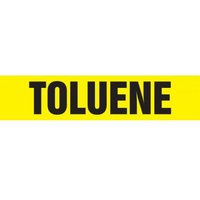 Accuform RPK703STC Snap Tite - 2-1/4"" to 3 OD ASME (ANSI) Pipe Marker: Toluene