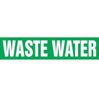 Accuform RPK731STC Snap Tite - 2-1/4"" to 3 OD ASME (ANSI) Pipe Marker: Waste Water