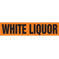 Accuform RPK739STA Snap Tite - 3/4"" to 1-1/4"" OD ASME (ANSI) Pipe Marker: White Liquor