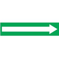 Accuform RPK753SSD Self Stick - 2-1/2"" to 6"" OD ASME (ANSI) Pipe Marker: Long Arrow