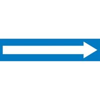 Accuform RPK757STB Snap Tite - 1-1/2"" to 2"" OD ASME (ANSI) Pipe Marker: Long Arrow