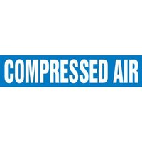 Accuform RPL118PT 12"" x 30-ft Roll Form Pipe Marker: Compressed Air