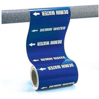 Accuform RPL246PT 12"" x 30-ft Roll Form Pipe Marker: Hydraulic Oil