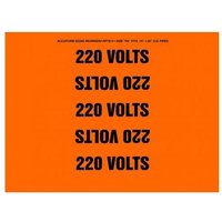 Accuform RPT814PB Conduit Voltage Marker: 220 Volts, OD 1-1/2"" - 2""