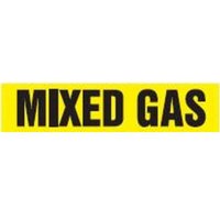 Accuform RTA143MD Roll Tape Pipe Marker: Mixed Gas, Roll Size 2"" x 54-ft