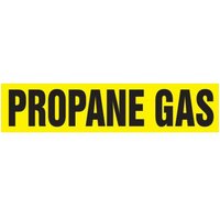 Accuform RTA166SM Roll Tape Pipe Marker: Propane Gas, Roll Size 1"" x 54-ft