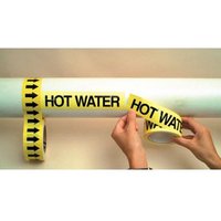 Accuform RTA172SM Roll Tape Pipe Marker: Sanitary Sewer, Roll Size 1"" x 54-ft