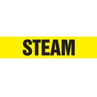 Accuform RTA180MD Roll Tape Pipe Marker: Steam, Roll Size 2"" x 54-ft