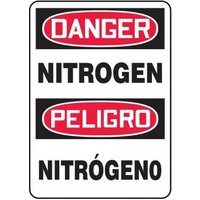 Accuform SBMCHL213XT 20"" x 14"" Bilingual Safety Sign - Spanish, Dura-Plastic