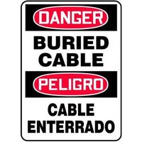 Accuform SBMELC112VP 14"" x 10"" Bilingual Safety Sign - Spanish, Plastic
