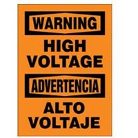 Accuform SBMELC327VS 20"" x 14"" Bilingual Safety Sign - Spanish Adhesive Vinyl