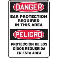 Accuform SBMPPE176XP 20"" x 14"" Bilingual Safety Sign - Spanish, Accu-Shield