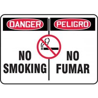 Accuform SBMSMK016MXP 10"" x 14"" Spanish Bilingual Safety Sign, Accu-Shield