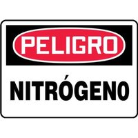 Accuform SHMCHL213VS 14"" x 20"" OSHA Danger Safety Sign: Nitrogen, Adhesive Vinyl, Spanish