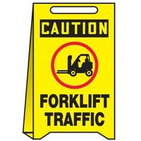 Accuform SHPFR617 20"" x 12"" Fold-Ups Portable Floor Sign