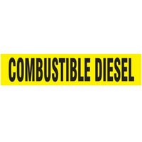 Accuform SHRPK258STA Spanish Pipe Marker: Combustible Diesel