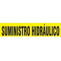 Accuform SHRPK447STC Spanish Pipe Marker: Suministro Hidraulico